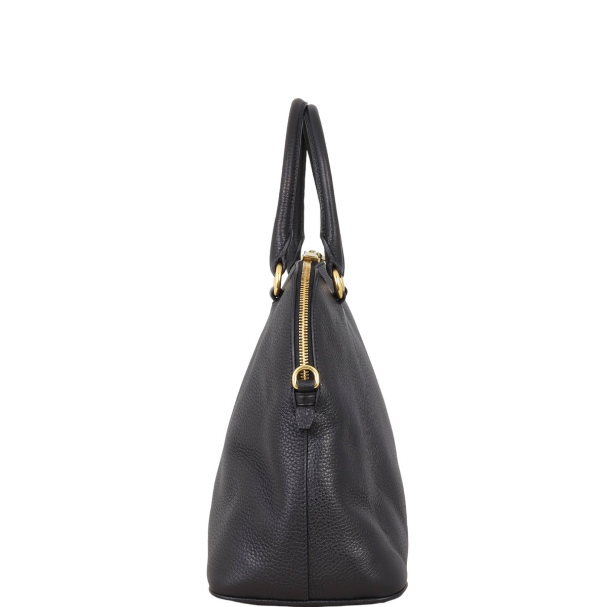 Prada Vitello Daino Dome Zip Tote