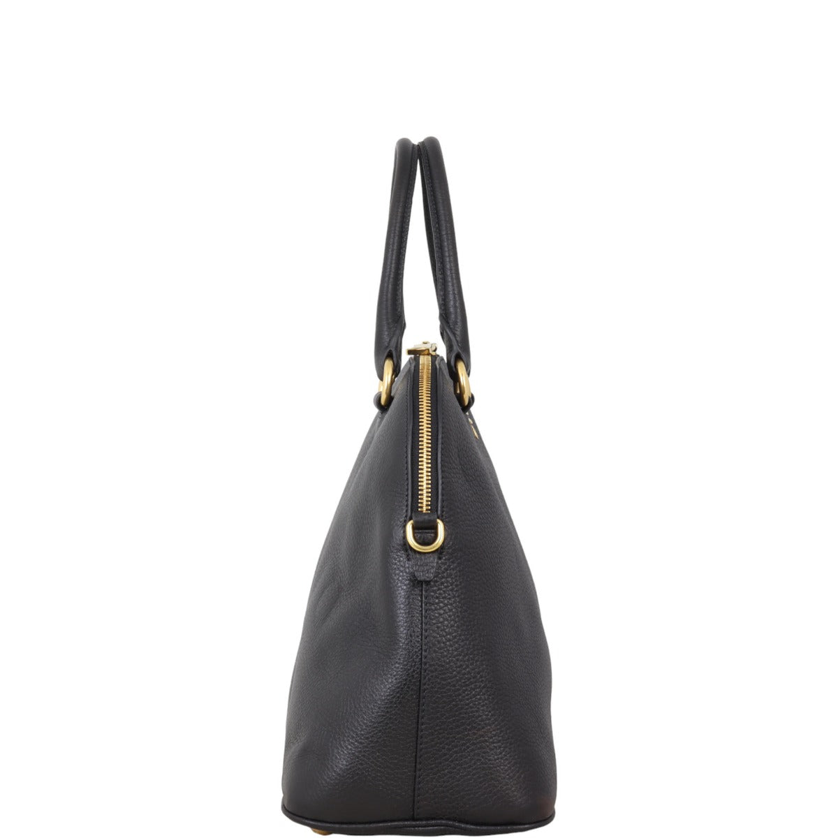 Prada Vitello Daino Dome Zip Tote