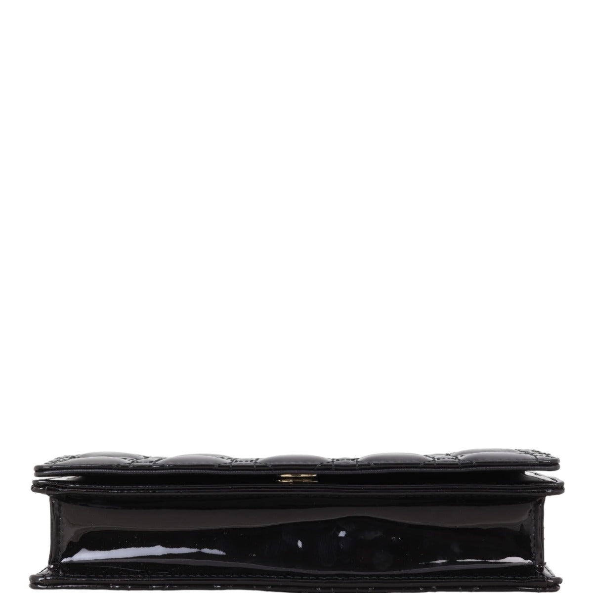 Dior Lady Dior Patent Cannage Pouch