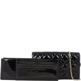 Dior Lady Dior Patent Cannage Pouch