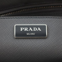 Prada Saffiano Galleria Double-zip Tote Medium Stamp