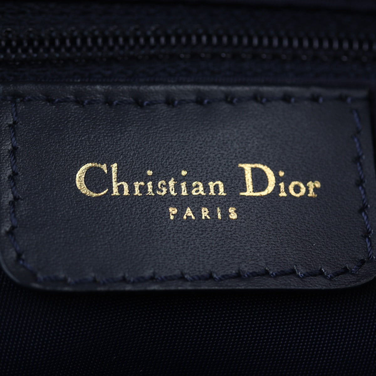 Dior Saddle Pochette Oblique Interior Stamp