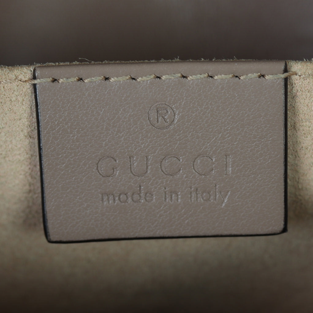 Gucci GG Marmont Matelasse Small Shoulder Bag Interior Stamp