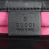 Gucci Leather Logo Drawstring Backpack Interior Stamp