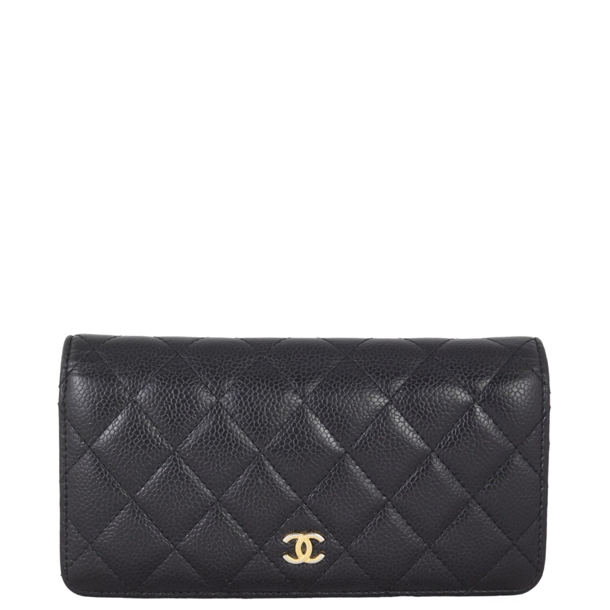 Chanel Classic CC Yen Wallet | Black Diamond