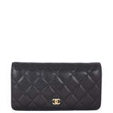 Chanel Classic CC Yen Wallet | Black Diamond