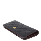Chanel Classic CC Yen Wallet | Black Diamond
