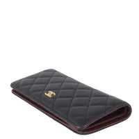 Chanel Classic CC Yen Wallet | Black Diamond