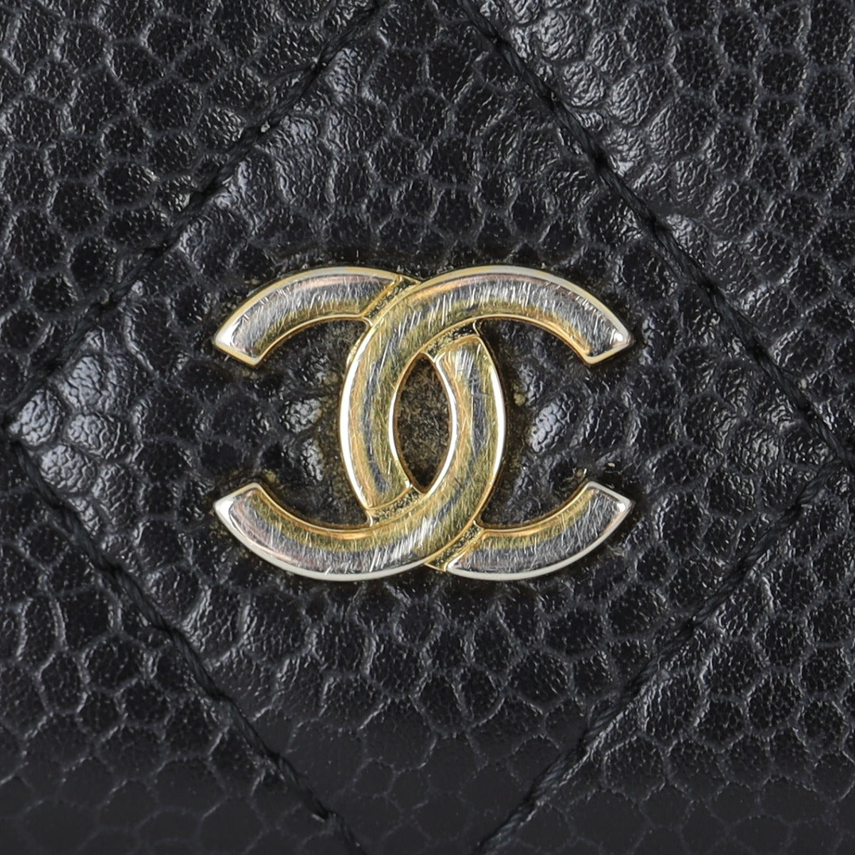 Chanel Classic CC Yen Wallet | Black Diamond