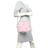 Prada Montone & Tessuto Shoulder Bag