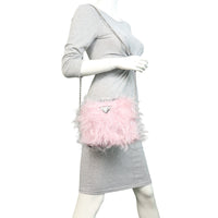 Prada Montone & Tessuto Shoulder Bag