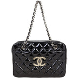 Chanel Brilliant Patent Camera Bag Large | Black