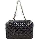 Chanel Brilliant Patent Camera Bag Large | Black