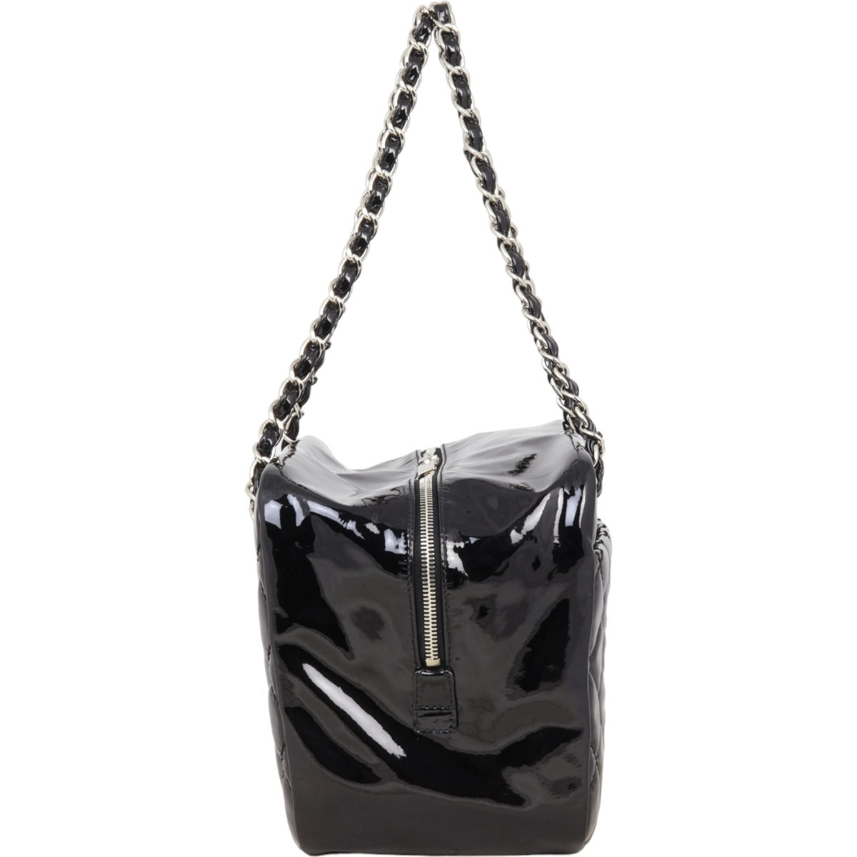 Chanel Brilliant Patent Camera Bag Large | Black