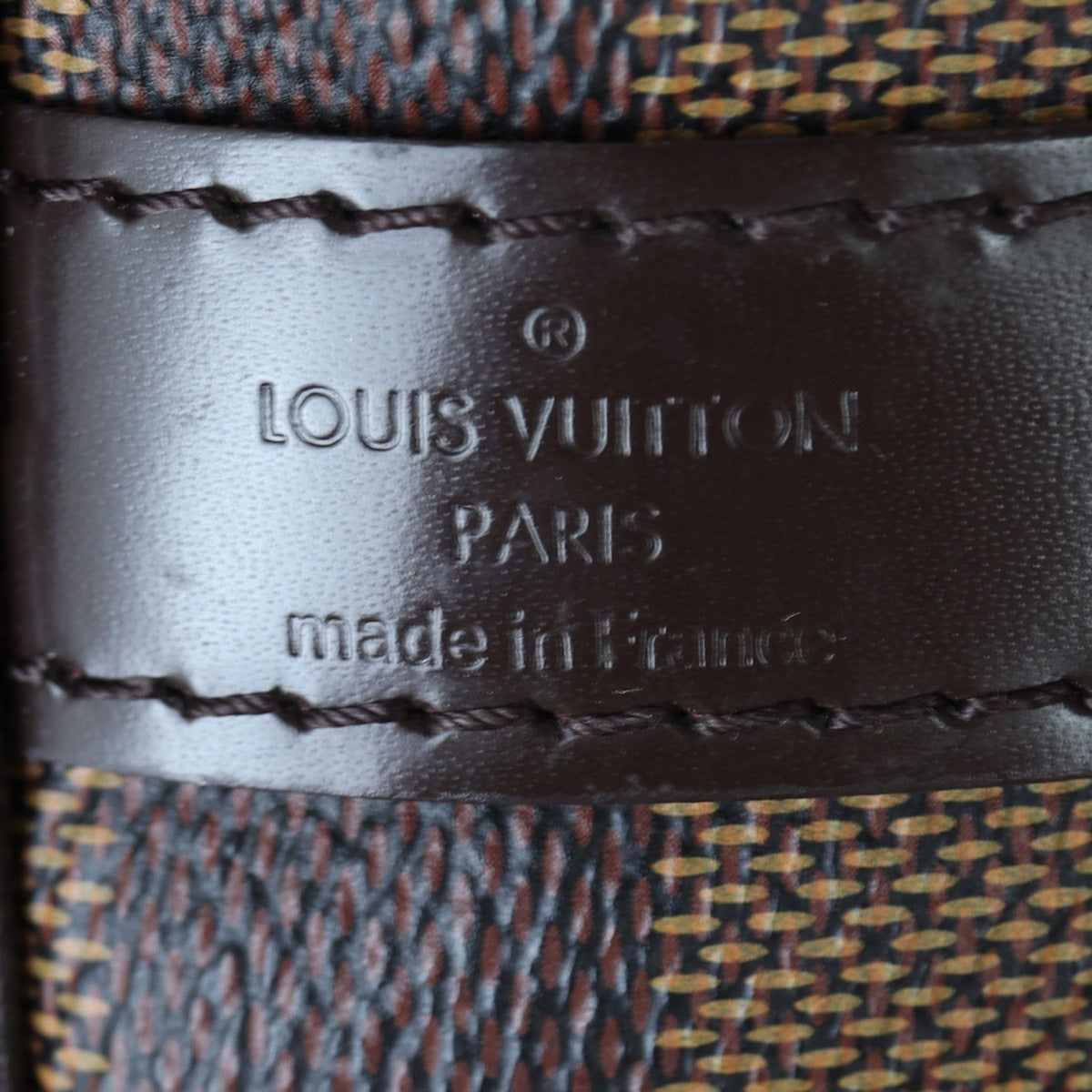 Louis Vuitton Speedy 25 Bandouliere Damier Ebene Interior Stamp