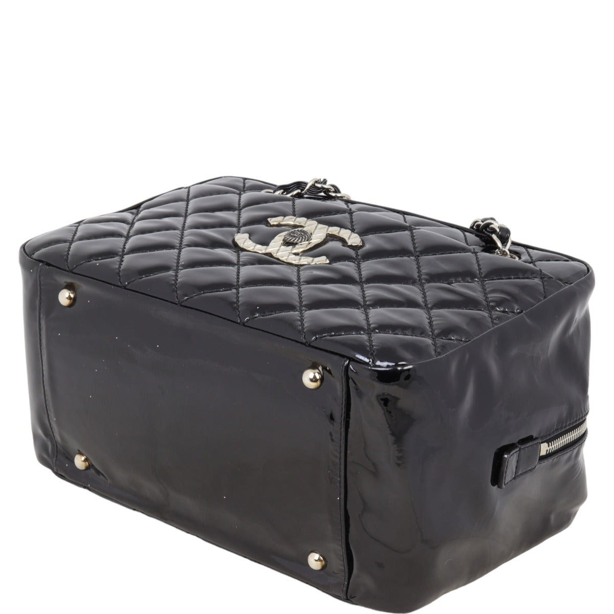 Chanel Brilliant Patent Camera Bag Large | Black