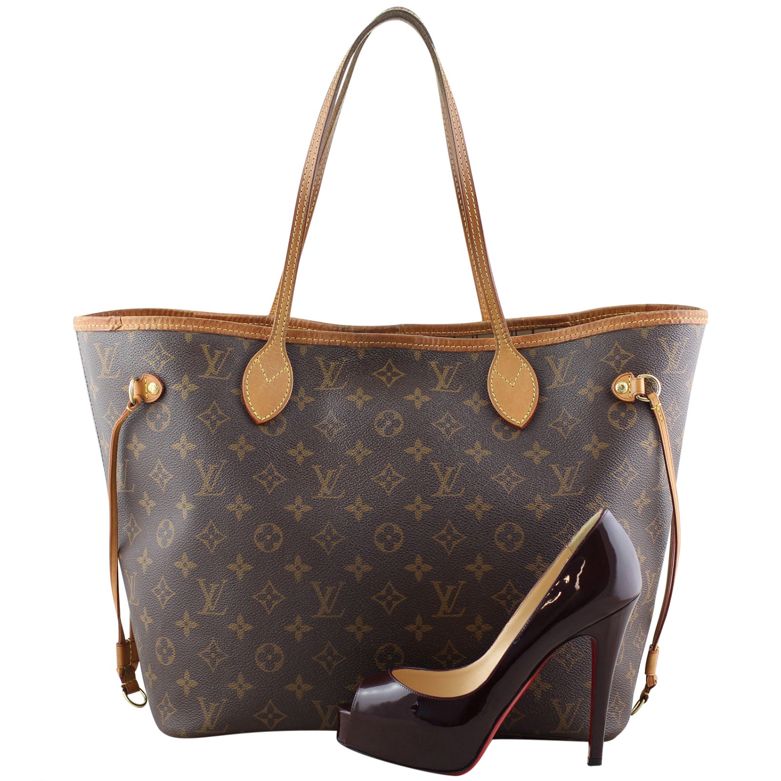 Louis Vuitton Neverfull MM Monogram Scale