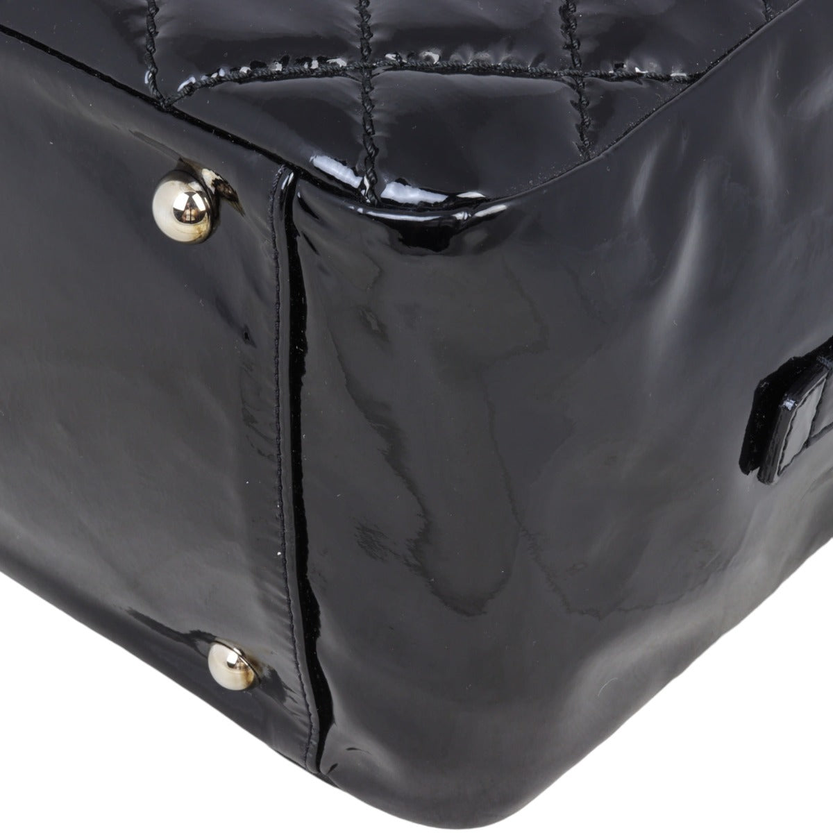 Chanel Brilliant Patent Camera Bag Large | Black
