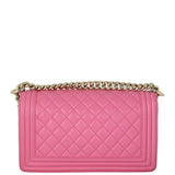 Chanel Boy Old Medium | Pink 26 Series