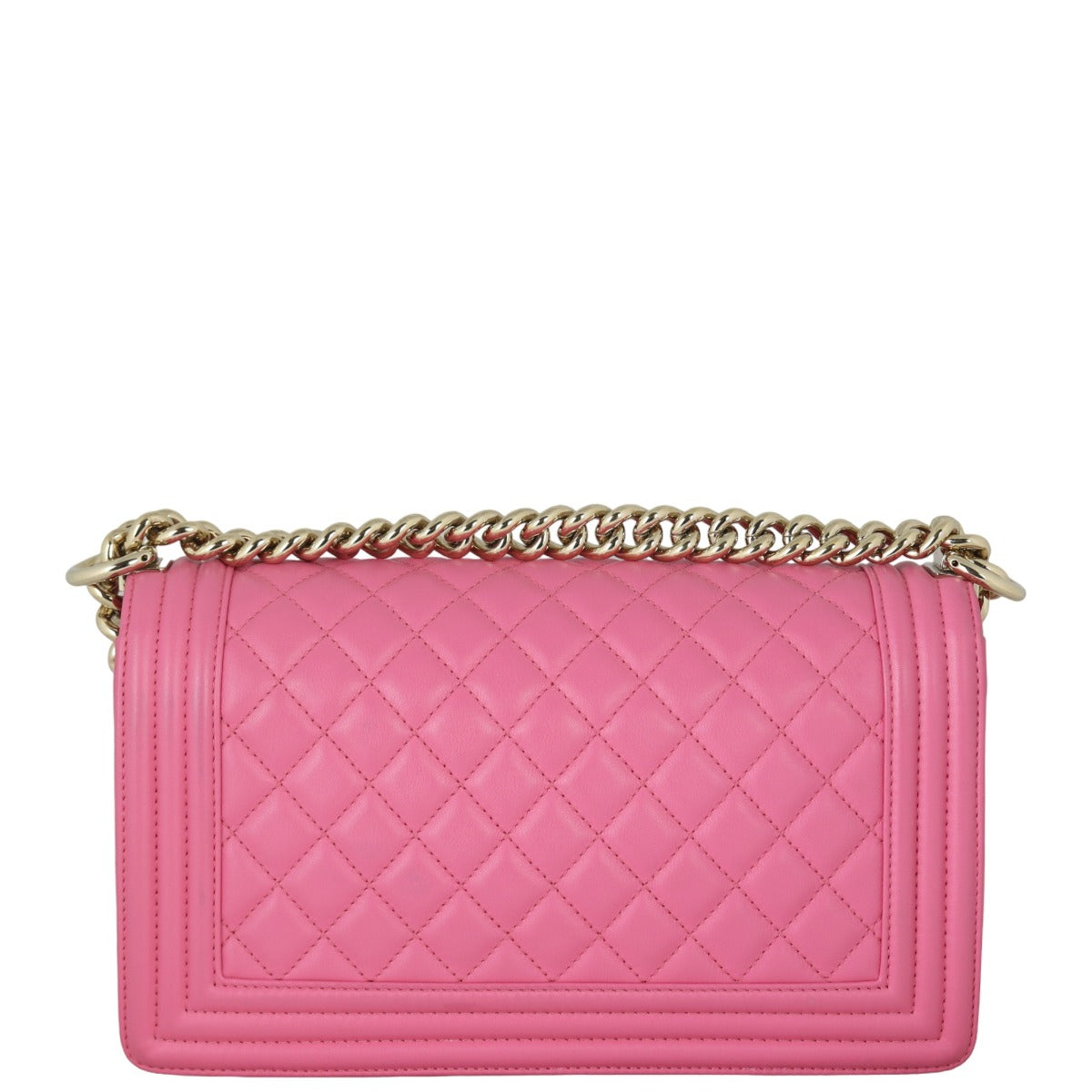 Chanel Boy Old Medium | Pink 26 Series