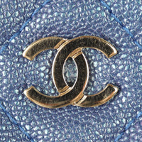 Chanel Double Zip Clutch with Chain Hardware