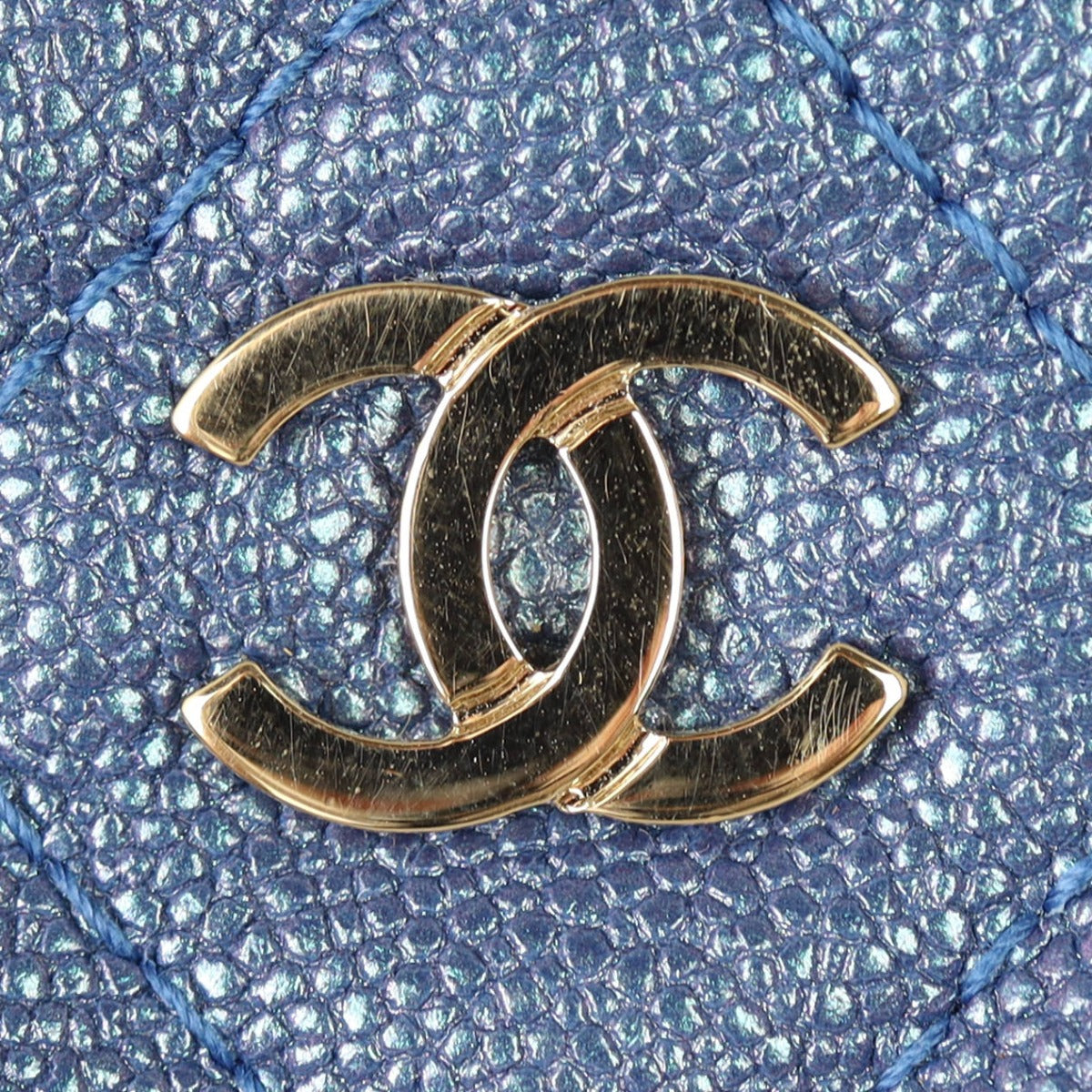 Chanel Double Zip Clutch with Chain Hardware