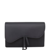Dior Saddle Pouch Wallet on Chain Ultramatte