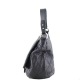 Chanel CC Top Handle Flap Bag side