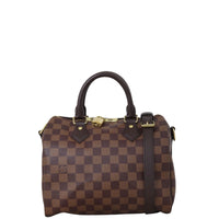 Louis Vuitton Speedy 25 Bandouliere Damier Ebene