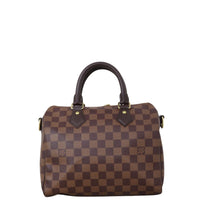 Louis Vuitton Speedy 25 Bandouliere Damier Ebene