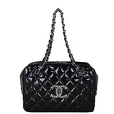 Chanel Brilliant Patent Camera Bag Large Front