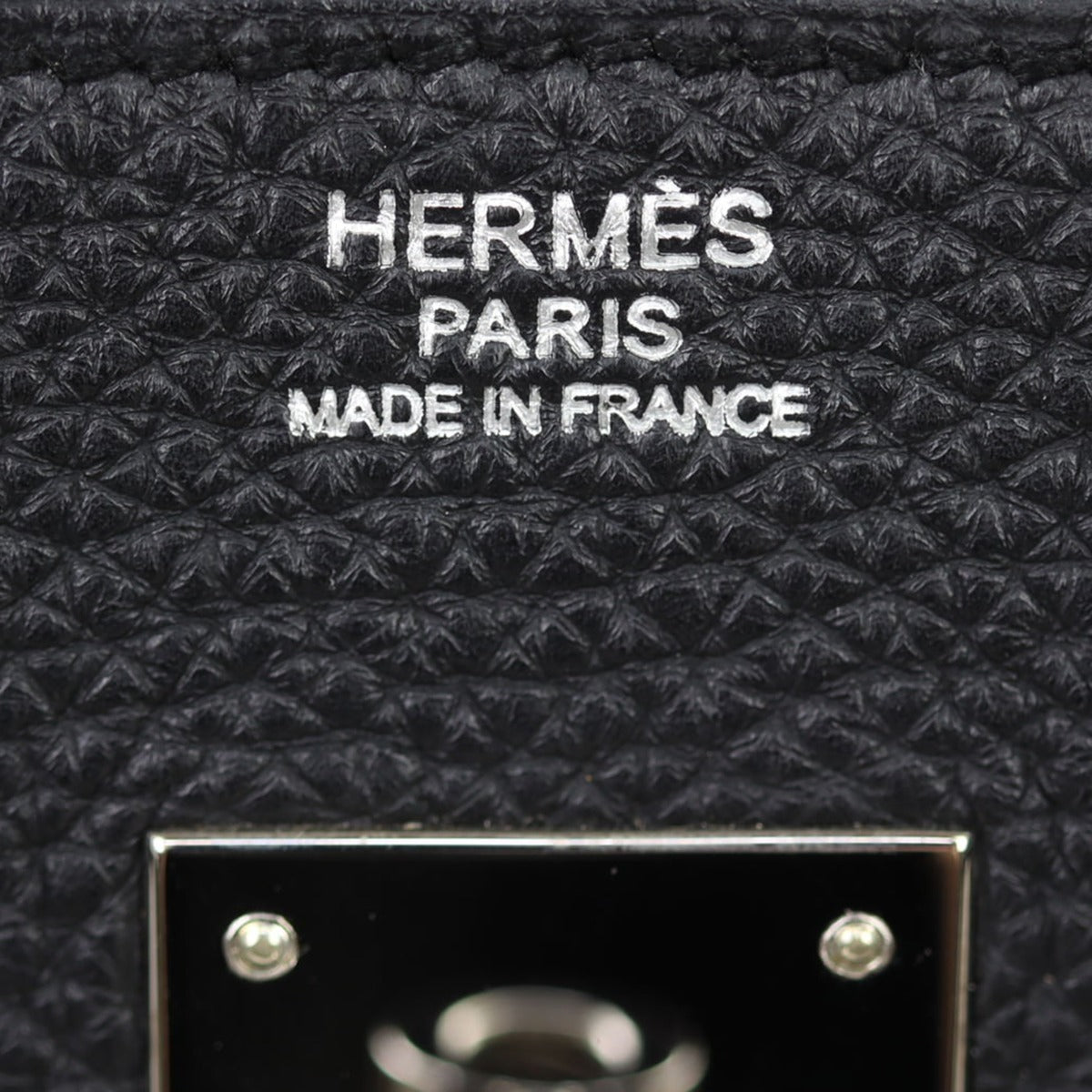 Hermes Birkin 30 Togo Interior stamp