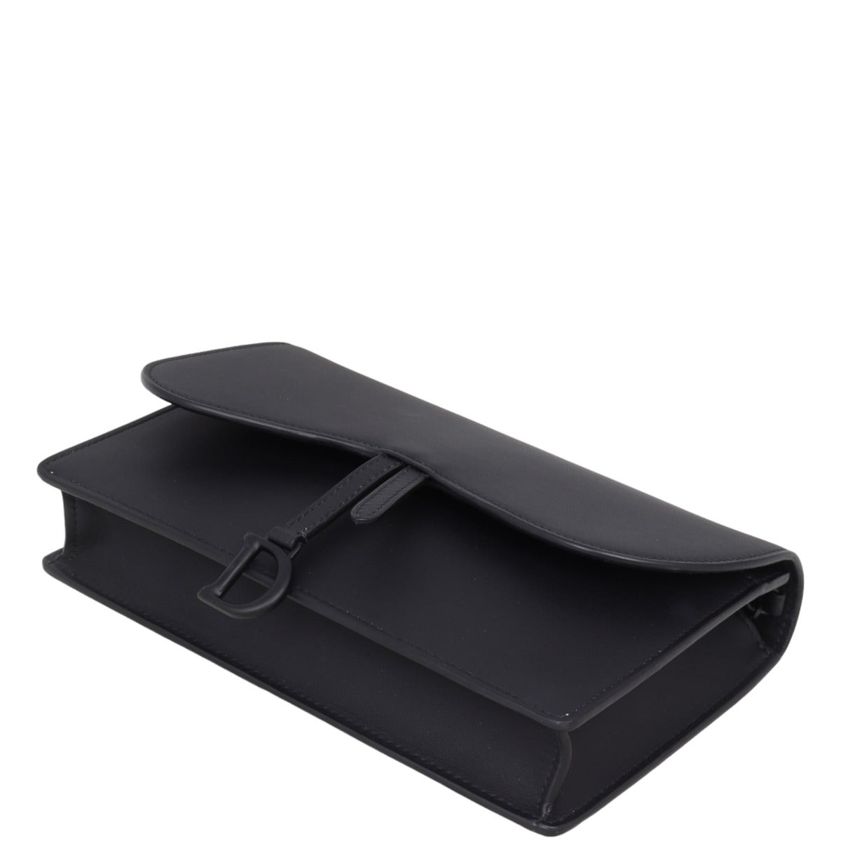 Dior Saddle Pouch Wallet on Chain Ultramatte