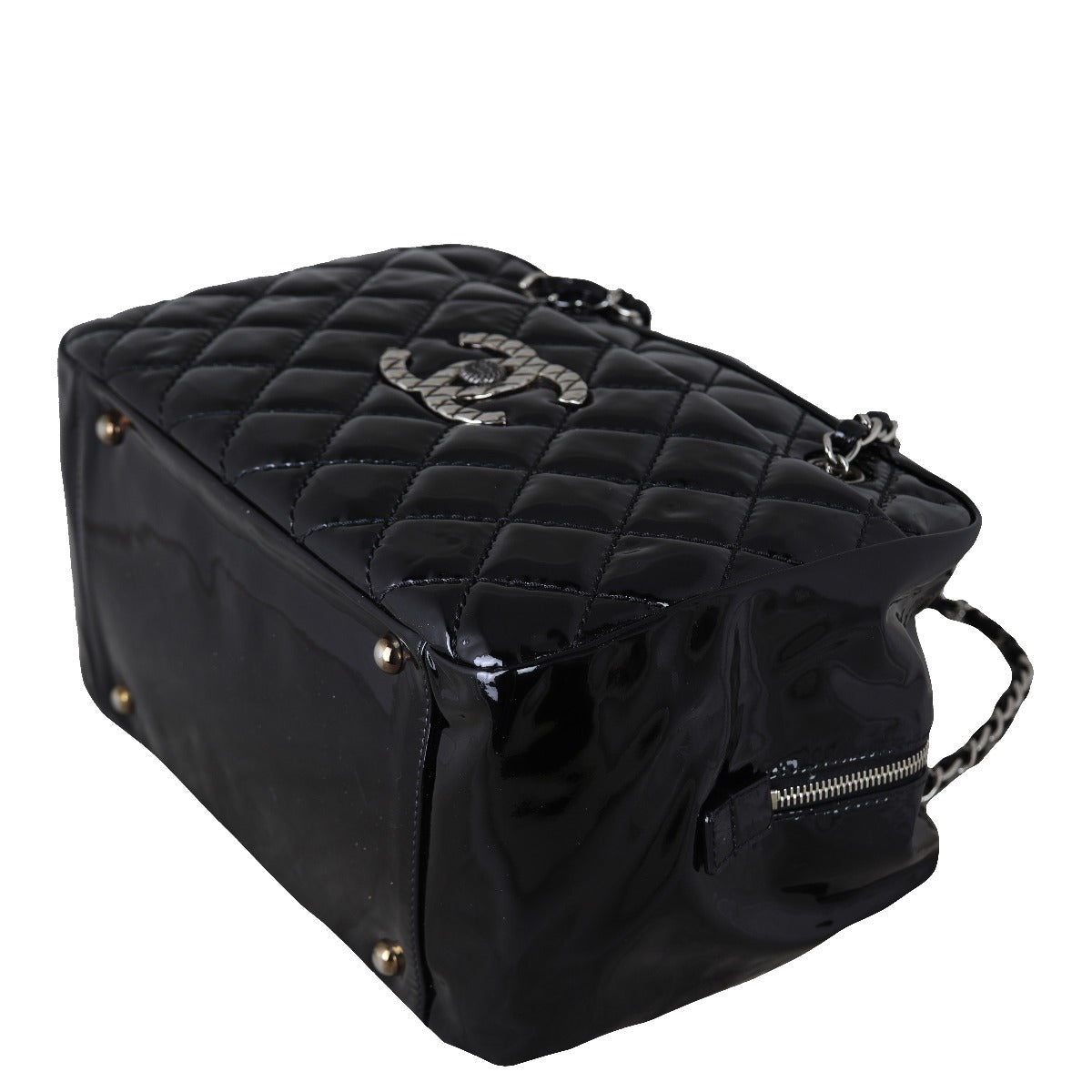 Chanel Brilliant Patent Camera Bag Large Corner Distance