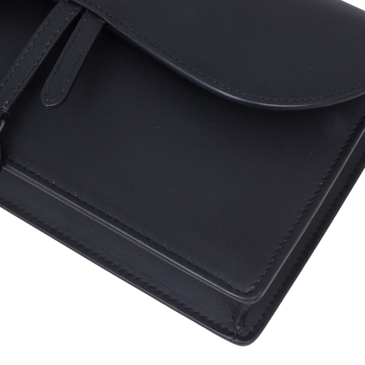 Dior Saddle Pouch Wallet on Chain Ultramatte