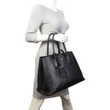 Prada City Calf Double Bag Large