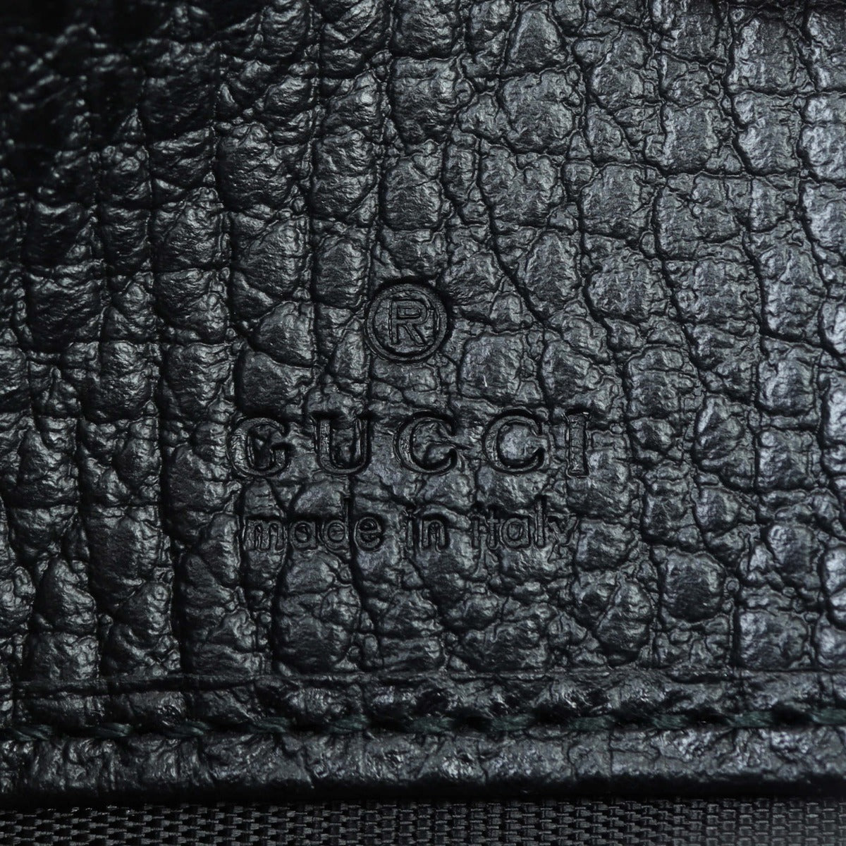 Gucci Butterfly Farfalla  Zip Around Continental Wallet Interior Stamp