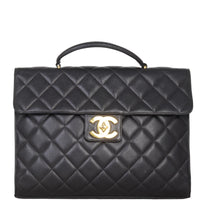 Chanel CC Quilted Briefcase