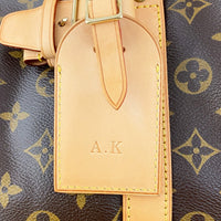 Louis Vuitton Keepall 55 Bandouliere Monogram Initials