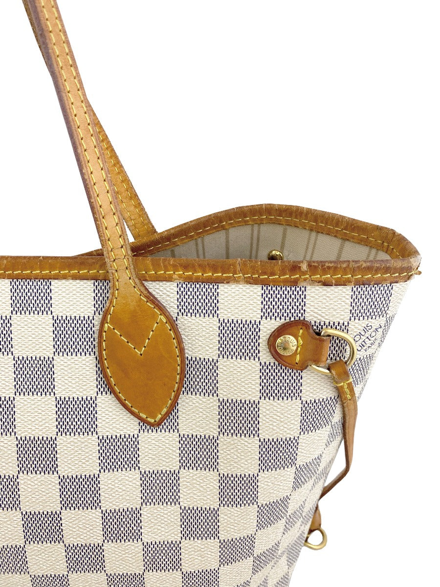 Louis Vuitton Neverfull PM Damier Azur Wear