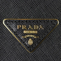 Prada Saffiano Lux Galleria Double Zip Tote Small Hardware