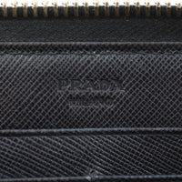 Prada Saffiano Zippy Wallet Stamp