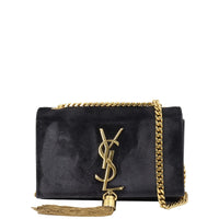 Saint Laurent Kate Tassel Chain Bag Small Suede