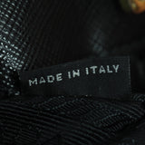 Prada Saffiano Lux Galleria Double Zip Tote Small Interior Stamp