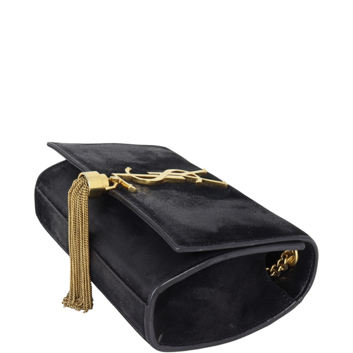Saint Laurent Kate Tassel Chain Bag Small Suede