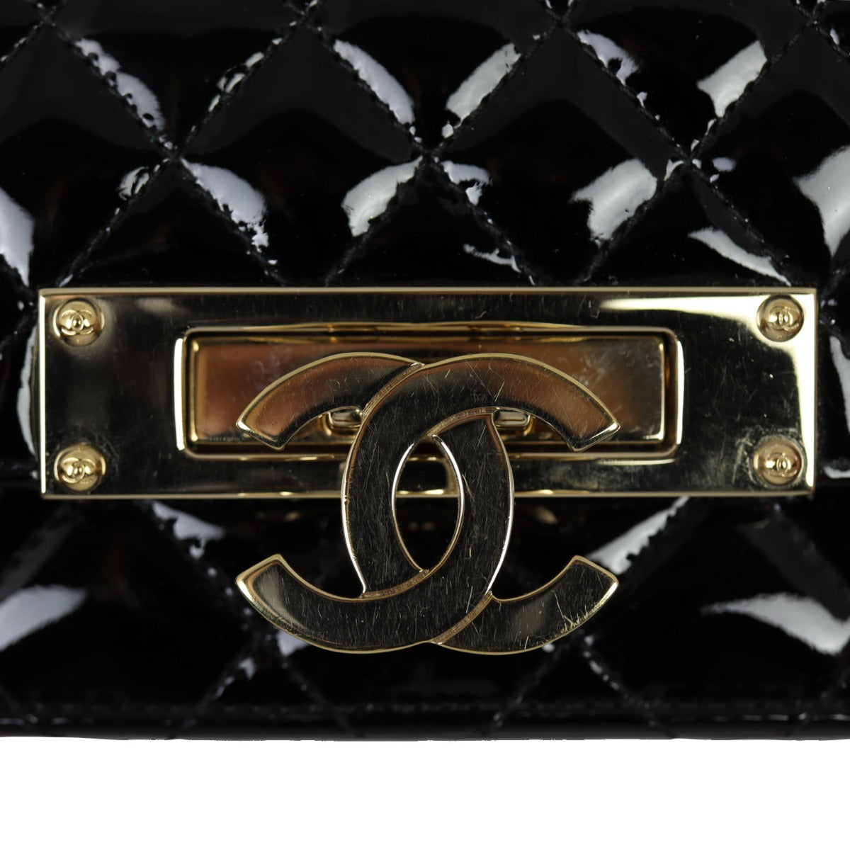 Chanel Golden Class Flap Bag Patent Hardware