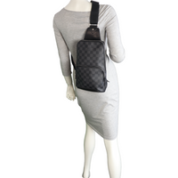 Louis Vuitton Avenue Sling Bag Damier Graphite