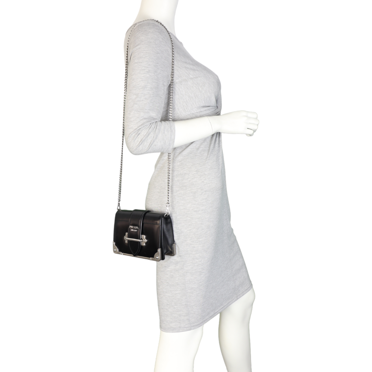 Prada Cahier Chain Shoulder Bag