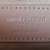 Saint Laurent Sunset Medium Croc-Embossed