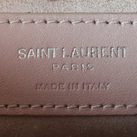 Saint Laurent Sunset Medium Croc-Embossed